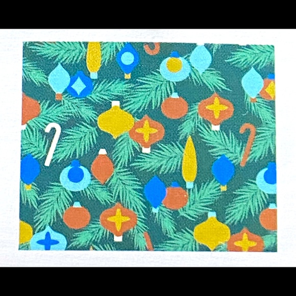 Christmas Ornaments Fleece Throw Blanket - Brand New - Picture 2 of 2